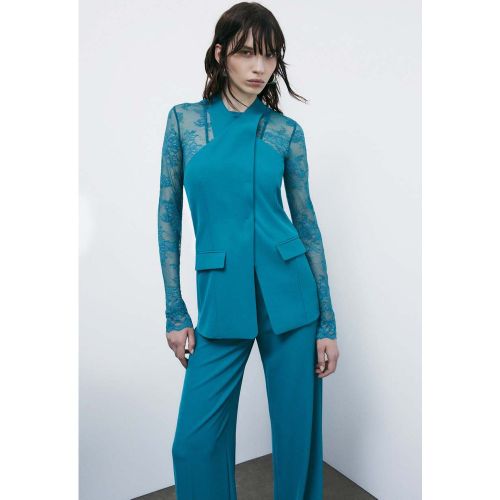 Langärmliges Top aus Stretch-Spitze - PATRIZIA PEPE - Modalova