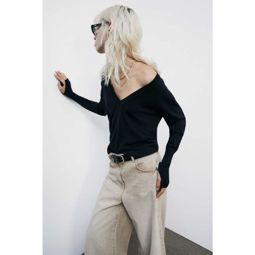 Wollpullover mit V-Ausschnitt - PATRIZIA PEPE - Modalova