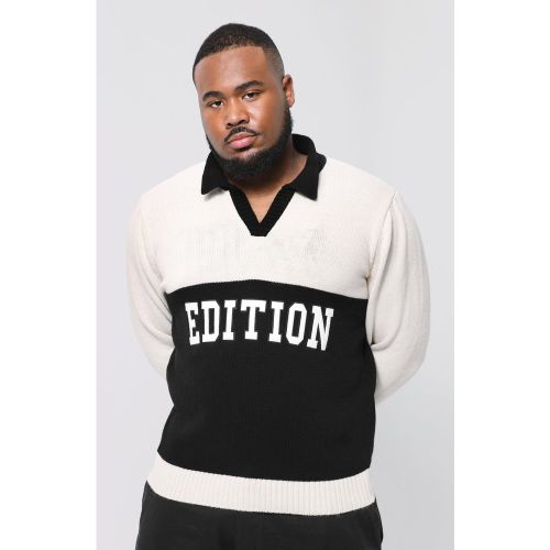 Polo Plus De Punto Con Estampado Edition - boohoo - Modalova