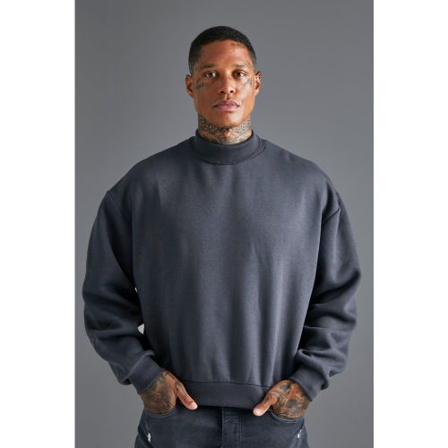 Sudadera Oversize Recta De Cuello Vuelto - boohoo - Modalova