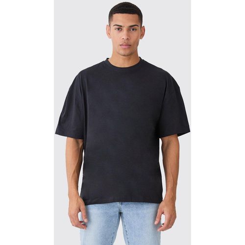 Camiseta Básica Oversize Con Cuello De Caja - boohoo - Modalova