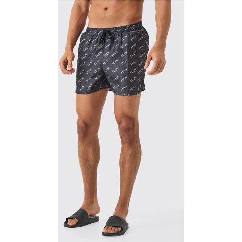 Runner Man Swim Short, Negro - boohoo - Modalova