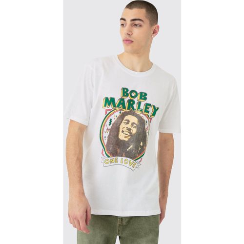 Camiseta Oversize Con Estampado De Bob Marley - boohoo - Modalova