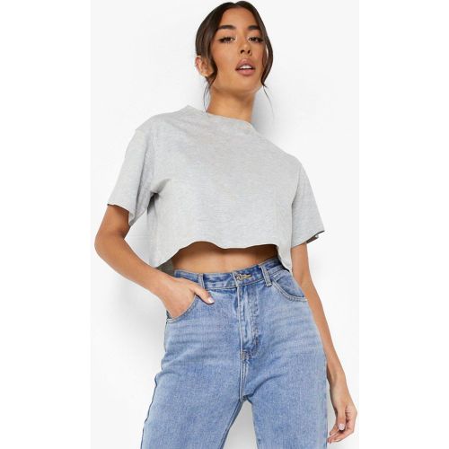 Top Crop Básico De Manga Corta - boohoo - Modalova