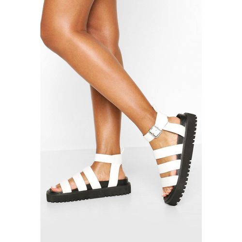 Sandalias Gruesas Con Tres Tiras - boohoo - Modalova