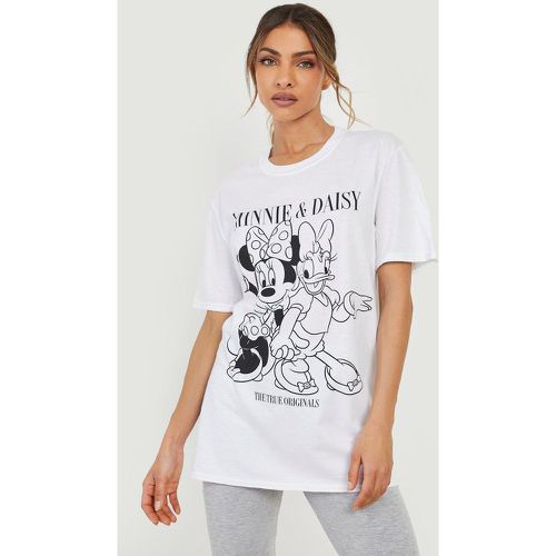 Pijama De Disney Con Leggings Y Camiseta Con Estampado De Minnie Y Daisy - boohoo - Modalova
