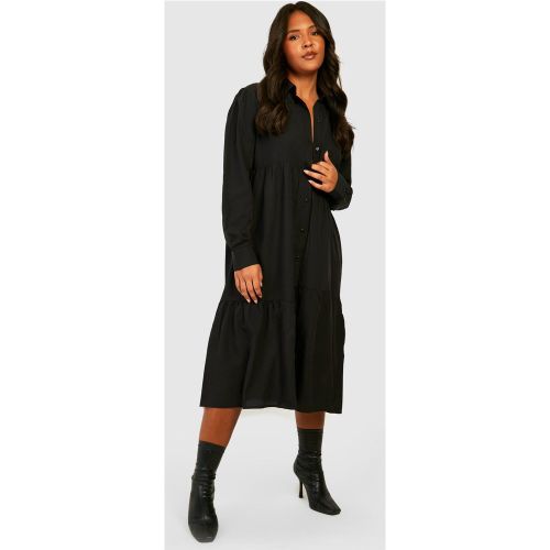 Vestito camicia midi Plus Size - boohoo - Modalova