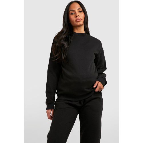 Felpa Premaman Basic, Nero - boohoo - Modalova