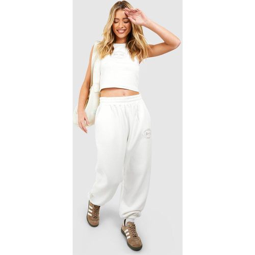 Pantalón Deportivo Con Botamanga Y Eslogan De New York - boohoo - Modalova