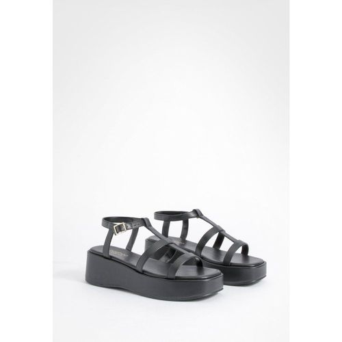 Sandalias De Holgura Ancha Con Plataforma - boohoo - Modalova