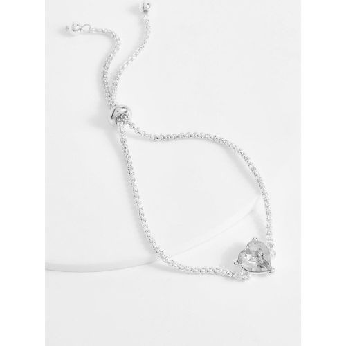Bracciale a cuore decorato con fermacorde - boohoo - Modalova