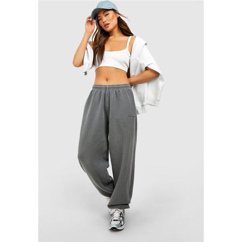 Pantalón Deportivo Oversize Jaspeado Sobreteñido Dsgn Studio - boohoo - Modalova