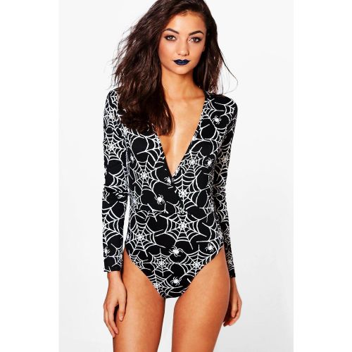 Body Tall De Halloween Con Tela De Araña Lilya - boohoo - Modalova