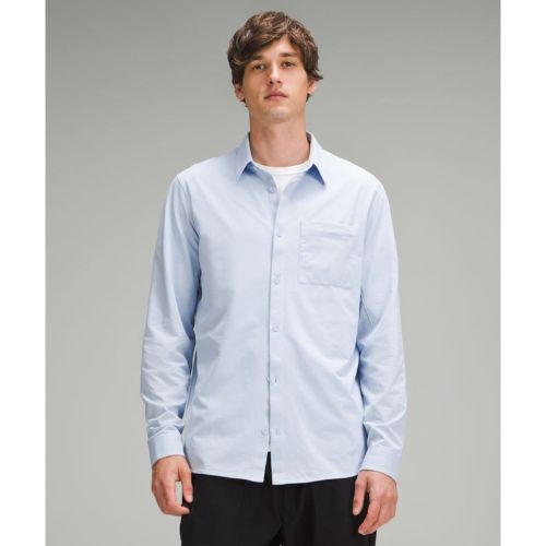 “ Chemise manches longues Commission Oxfords â€“ Blue/Blanc/Pastel â€“ Taille XS - lululemon - Modalova