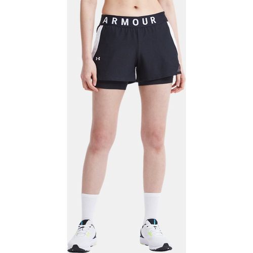 Shorts Play Up 2 in 1 da donna / / Bianco S - Under Armour - Modalova