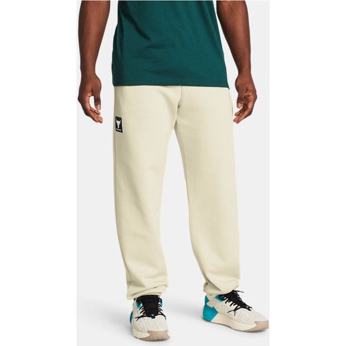 Jogger Project Rock Heavyweight Terry da uomo Silt / Nero XXL - Under Armour - Modalova