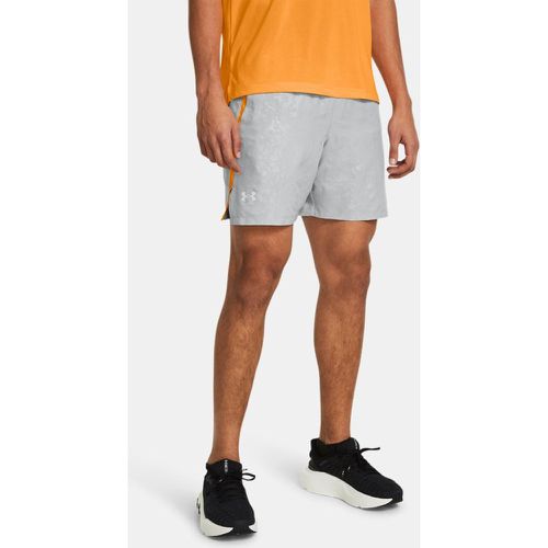 Shorts Launch 18 cm da uomo Mod / Nova Arancione / Riflettente L - Under Armour - Modalova