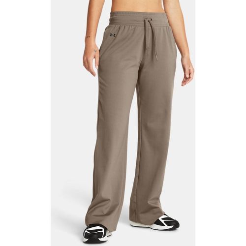 Pantaloni Motion Open Hem da donna Taupe Dusk / Nero L - Under Armour - Modalova