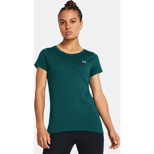 Maglia a manica corta HeatGear® Armour da donna Hydro Teal / Bianco S - Under Armour - Modalova