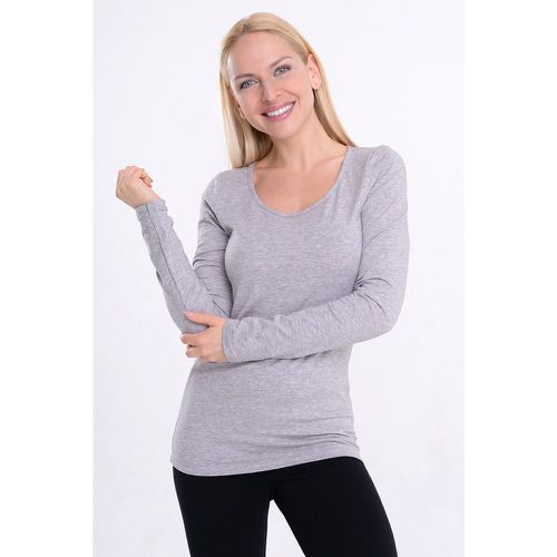 Camiseta termal de mujer cuello redondo manga larga - Cotonella - Modalova