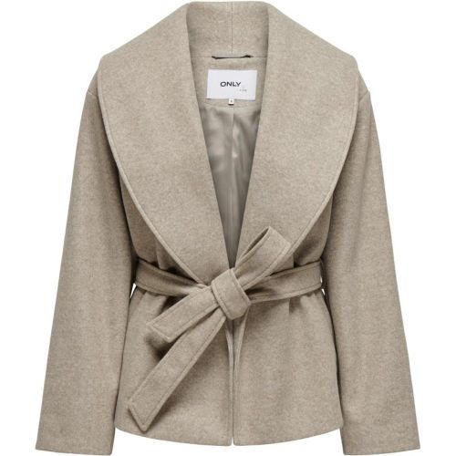 Manteau col à revers col à revers gris moyen Ruby - Only - Modalova