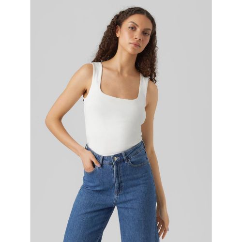 Top slim fit blanc - Vero Moda - Modalova