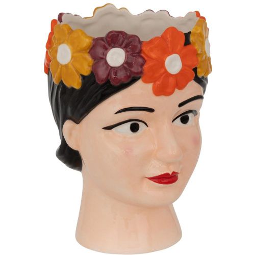 Vase tête de femme Yuca céramique - 3S. x Home - Modalova