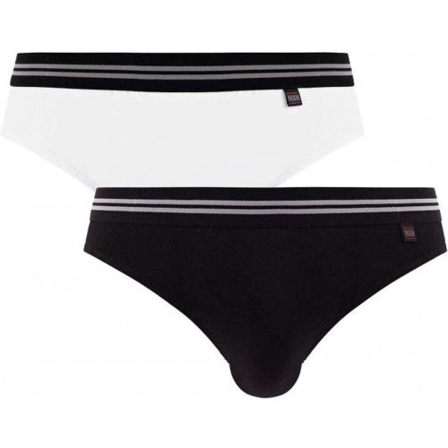 Lot de 2 slips - et Noir en coton - Pomm Poire - Modalova
