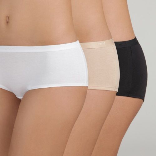Lot de 3 boxer blanc, beige et noir - Dim - Modalova