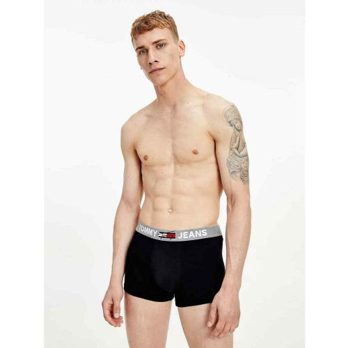 Boxer logote ceinture élastique - Noir en coton - Tommy Hilfiger Underwear - Modalova