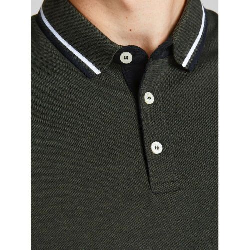 Polo Standard Fit Polo Manches courtes foncé en coton Blaine - jack & jones - Modalova