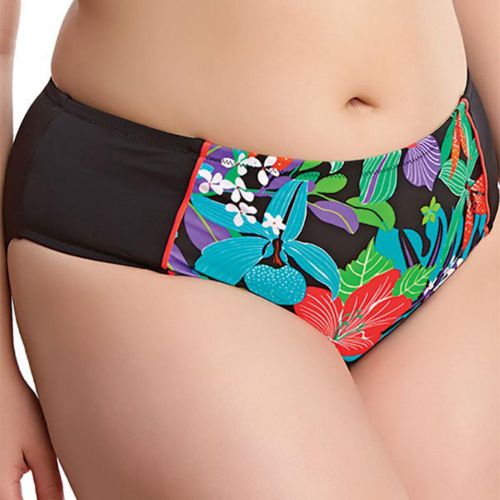 Slip de bain taille mi-haute - Noir - Elomi bain - Modalova