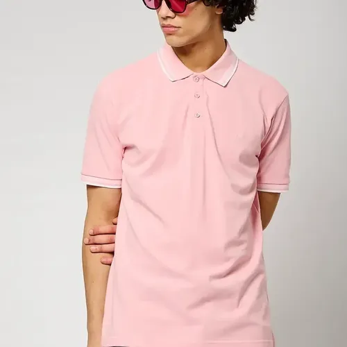 Polo M Courtes en coton JAROD Pink - Kaporal - Modalova