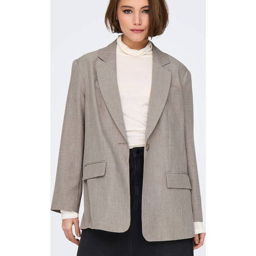 Blazer oversize ONLLINDAS - Gris Nola - Only - Modalova