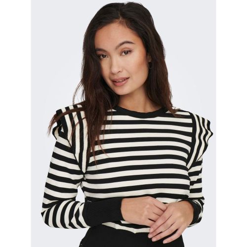 Onlkelci L/S Stripe Pullover Knt Noos Élise ; Rae - Only - Modalova