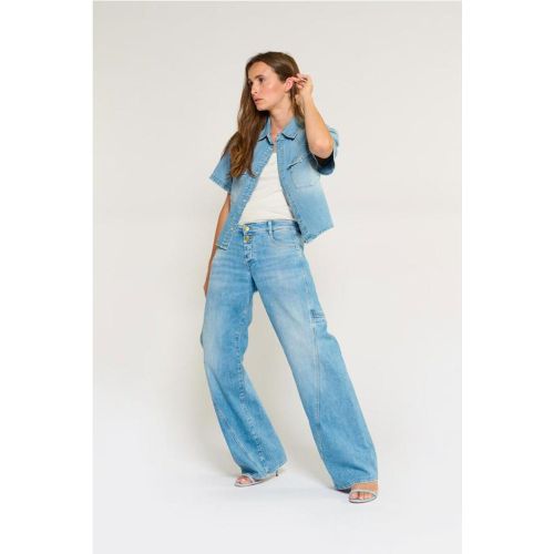 Jeans flare, très évasé , longueur 34 en coton Agnes - Le Temps des Cerises - Modalova