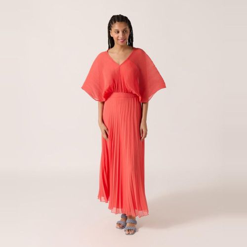 Robe longue empire rouge - Naf Naf - Modalova
