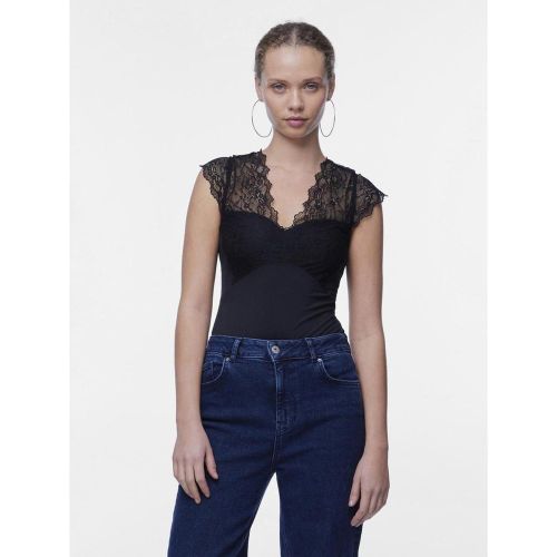 Body sans manches détail en dentelle Lyra - Pieces - Modalova