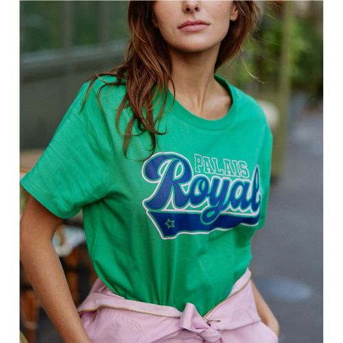 T-Shirt TROYAL vert en coton - La Petite Etoile - Modalova