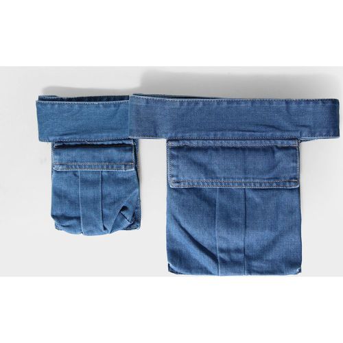 Cintura jeans in puro cotone con tasche applicate - Dixie - Modalova