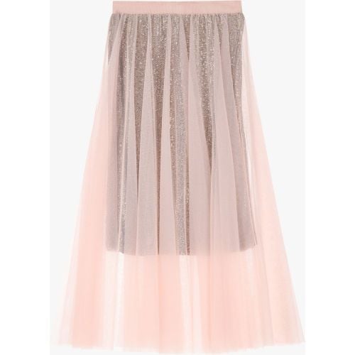 Gonna lunga in tulle e paillettes - Dixie - Modalova