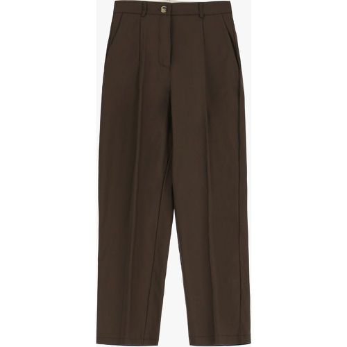 Pantaloni slim-fit cropped con tasche verticali e pinces - Dixie - Modalova