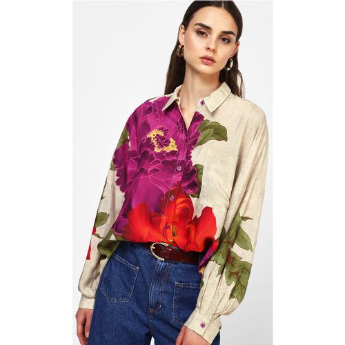 Camicia con stampa floreale oversize - Dixie - Modalova