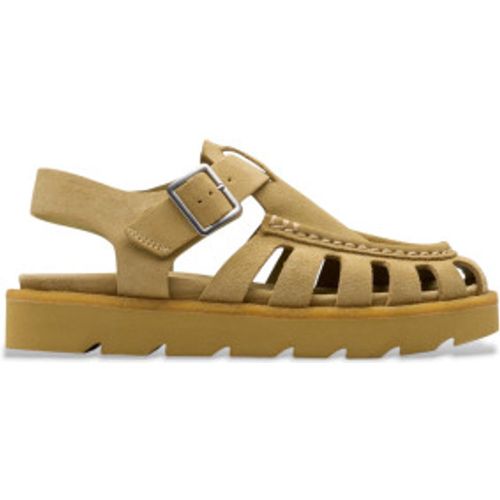 Sandales en cuir marron à boucle Meadow (39), Plat, Casuel - Clarks - Modalova