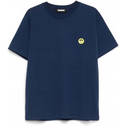 Unisex. S5BWUATH087 T-shirt Lisa (M), Casuel, Coton, Manche courte, Marine - Barrow - Modalova