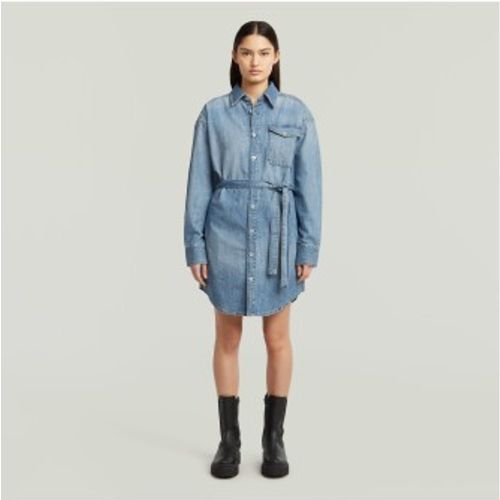D26814-D539-G924 Robe chemise ceinturée (XS), Casuel, Coton, Manche longue - G-Star - Modalova