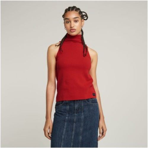 D26410-D487-1828 Top en maille serrée NY RAW (XS), Casuel, Sans manches / bretelles, Le coton biologique, Durable - G-Star - Modalova
