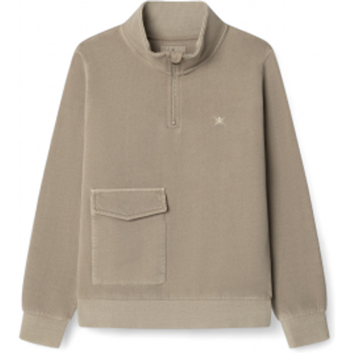 Pour garçon. HK5800002 Sweatshirt à poche (13Años= 157cm), Marron, Casuel, Coton, mode enfantine - Hackett London - Modalova