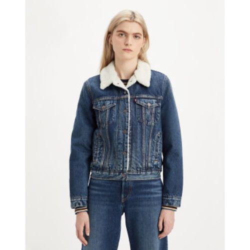 Levi's. 36136-0063 Veste Sherpa Trucker (XS), Casuel, Coton, Denim, Manche longue - Levis - Modalova