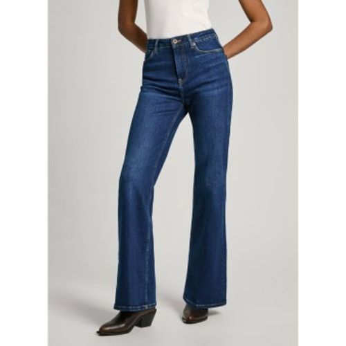 PL204734DP6 Jeans Flare Hw (27/32), Bleu, Casuel, Coton, Denim, Durable - Pepe Jeans - Modalova